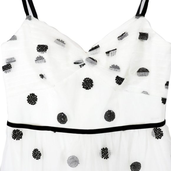 Marchesa Notte - Dotted Tiered Dress - Picture 5 of 5